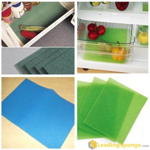 sponge refrigerator liners