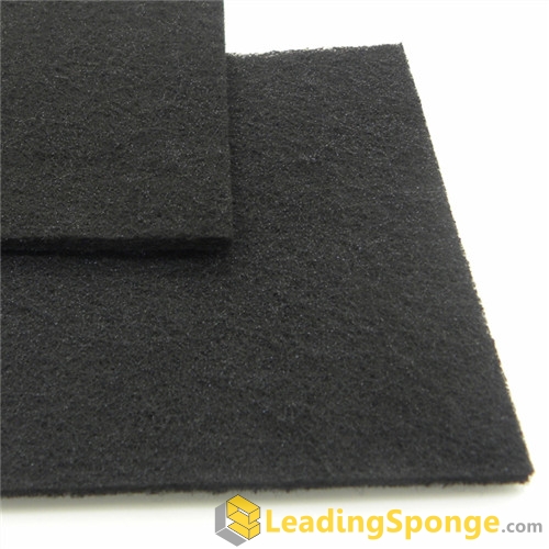 Polyester fabric carbon activatus foam