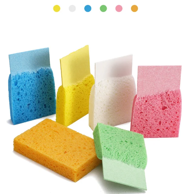 Cellulose sponge cleaning wipes for kitchen cleaning